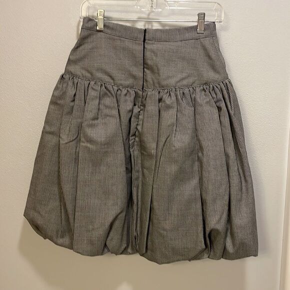 Diane Harris vintage black/white checkered wool crop jacket and bubble skirt - Picture 5 of 15